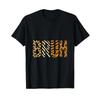 Bruh Safari Print Typografie Tiermuster Meme T Shirt Vintage Unisex Comfortable Stretched Fashion Homme Casual