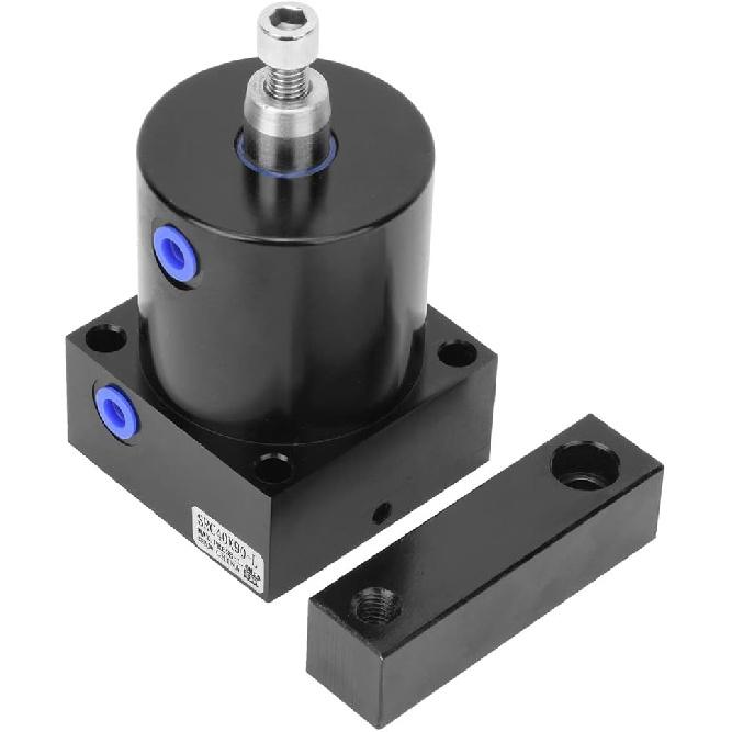 SRC40 Swing Clamp Cylinder 90 Degrees Large Rotary Actuator Pneumatic Clamping Cylinder (SRC40X90L) Pneumatic Actuator Hydraulic Hose Clamp Irwin