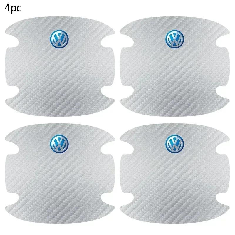 

B5 2025 Hot For Volkswagen 4PCS Car Door Handle Protection Sticker Emblem Car Styling for VW Volkswagen Golf GTI Bora Passat Jet