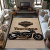 Harley-davidson Motorcycles Customizable Name Carpet Suitable for Game Room Living Rooms Study Room Dormitory Anti-slip Rug Decorate Offices