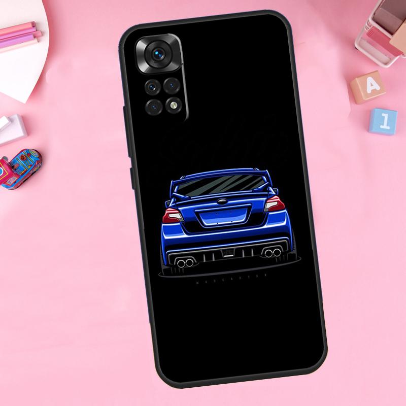 Sports Car JDM  Drift Phone Case For Xiaomi Redmi Note 11 10 9 8 12 Pro Turbo 9S 10S 11S 12S 9A 9C 10C 12C Cover