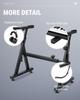 Donner Electronic Keyboard Piano Z Shape Stand Adjustable Height Comes with Swivel Casters Compatible with Key Electronic Pianos Suitable for