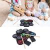 Roll Up Electric Drum Set Colorful Electronic Drum Pad with Foot Pedal and Drumsticks
