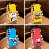 Cute CupHead And MugMan Phone Case For Samsung Galaxy A71,A70,A52,A51,A40,A30 Transparent Cover