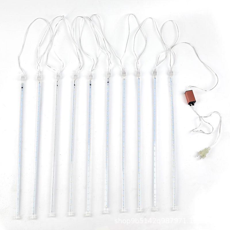 Outdoor Waterproof LED Meteor Shower Lights – Colorful Flashing String Lights for Tree, Landscape, and Festival Decoration