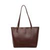Retro casual tote bag women 2025 new commuter shoulder bag simple large capacity armpit bag