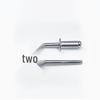 Aluminum & Iron Open Type Blind Pop Rivets with Flat Round Head