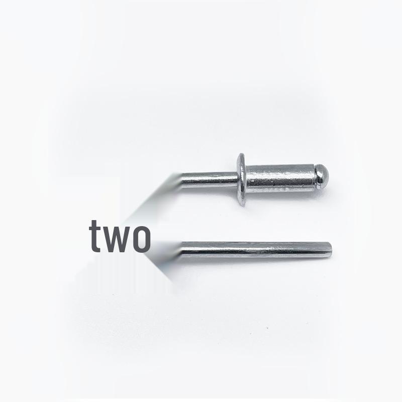 Aluminum & Iron Open Type Blind Pop Rivets with Flat Round Head