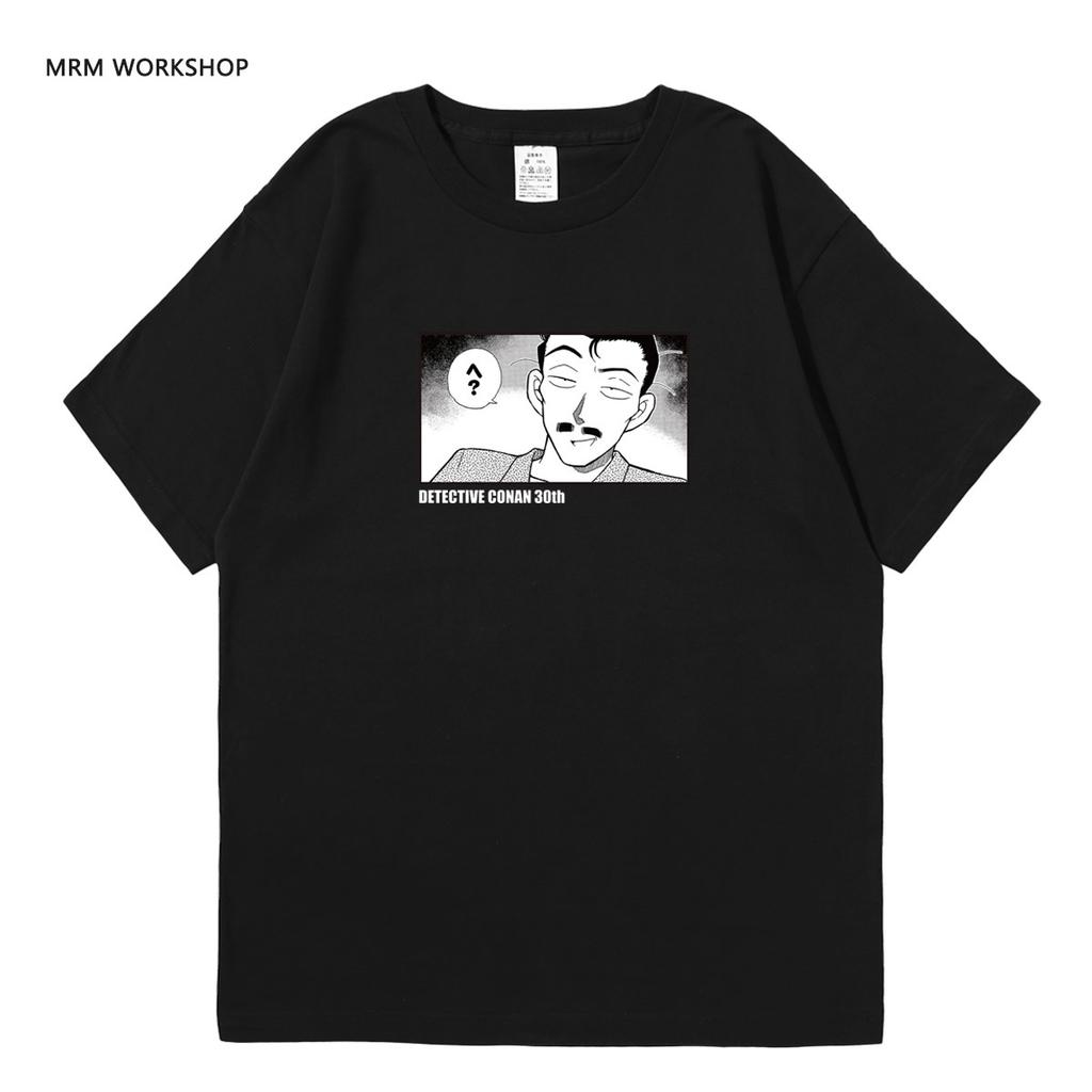Detektyw Conan Anime Periferyjne Ubrania Krótki Rękaw Kudo Shinichi Amuro Przez Potwór Złodziej Kidd T-Shirt Męski i Damski