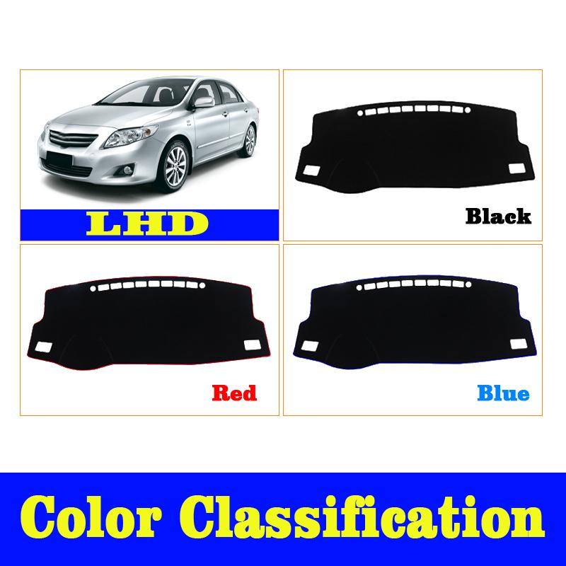 For Toyota Corolla 2014 2015 2016 2017 2018 Car Dashboard Avoid Light Pad trument Platform Desk Cover Mat Carpets Accessories