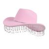 New Western Style Party Rhinestone Decorative Cowboy Hat Metal Chain Fashion Versatile Jazz Hat