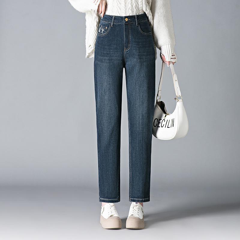 Spring High Waist Petite Harem Jeans - Plus Size, Slimming, Versatile, Casual Fit for Women