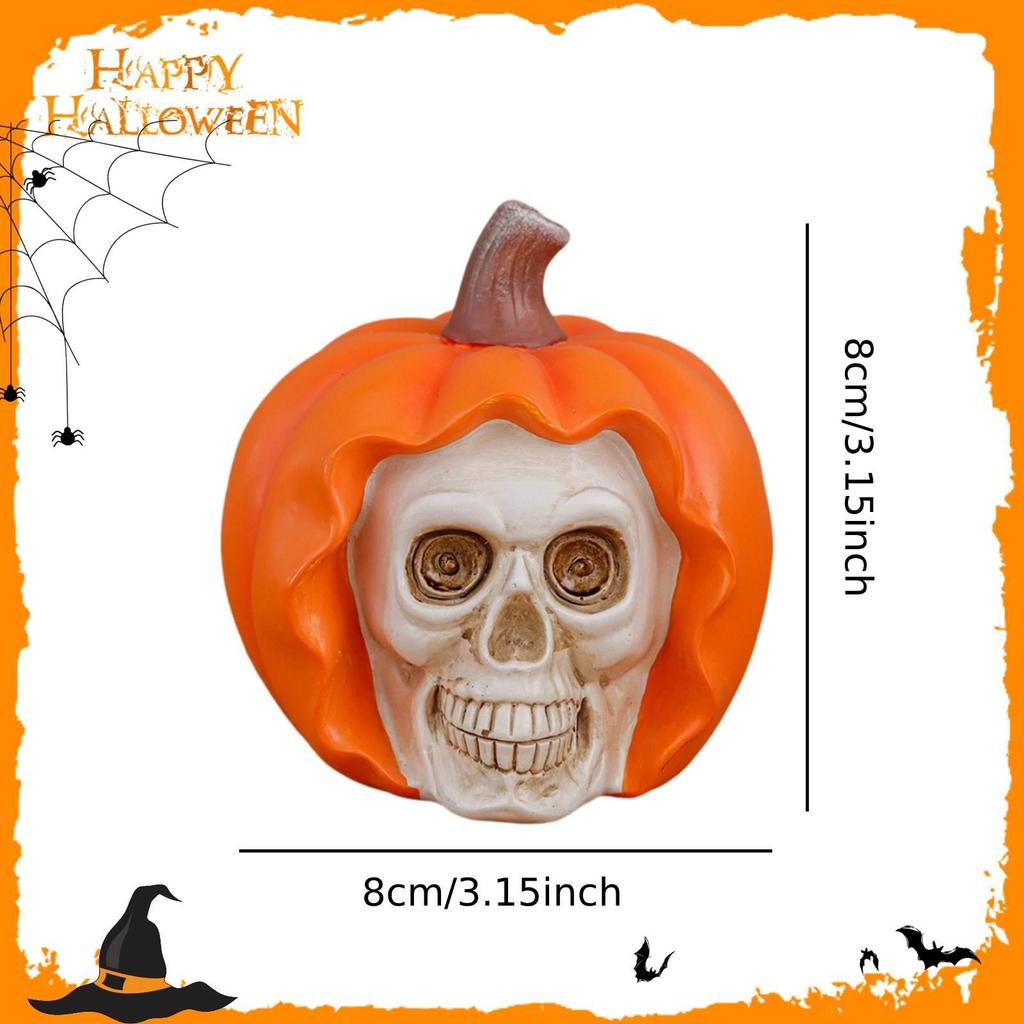 Halloween Figurine Tabletop Centerpiece Night Light for Home Shelf Holiday