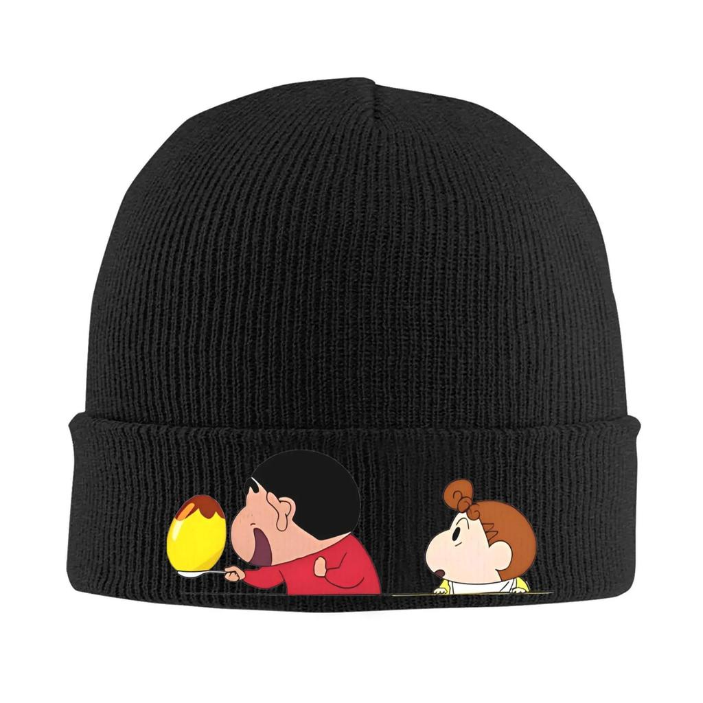 Crayon ShinC Knitted Hat Beanies Winter Hat Warm Acrylic Hip Hop Cute Anime Caps Unisex Women Gift