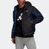 Adidas Down Jackets Men's Navy Blue Hooded Moderate GV5353