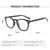 aoron Flat Mirror Aluminum Magnesium Round Retro Anti-blue Light, Optical TR Glasses Frame