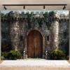 1 Multi-functional Medieval Castle Photography Background - Durable Polyester Knight Banner, Medieval Decoration