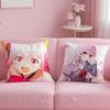 anime Engage Kiss Cushion Cover Soft  EasyWash Pillow Case  Versatile for Couch Bed Travel and Office