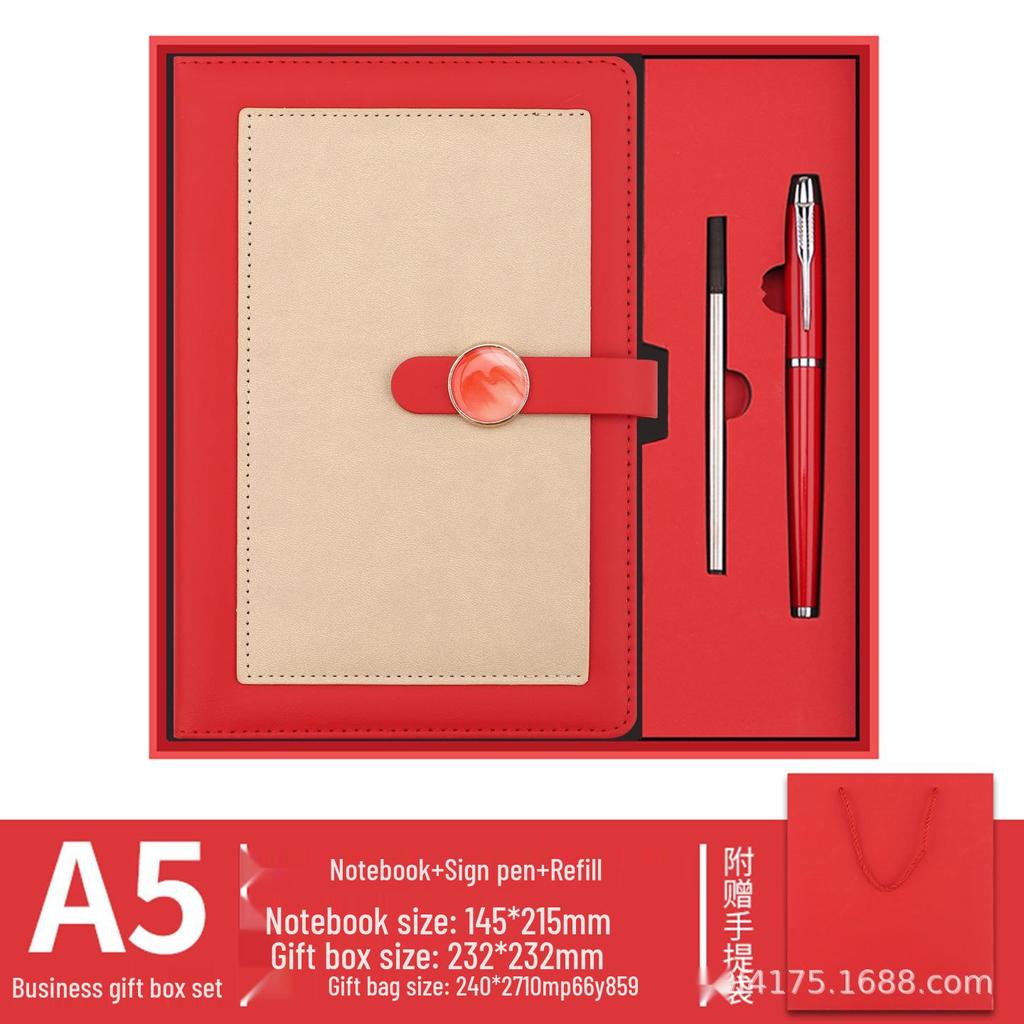 Custom Logo Notebook Gift Box Set for Company Meetings