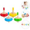 4pcs Gyro Toy Colored Gyro Toys Funny Table Tops Gyro Toys Portable Small Gyro Toy