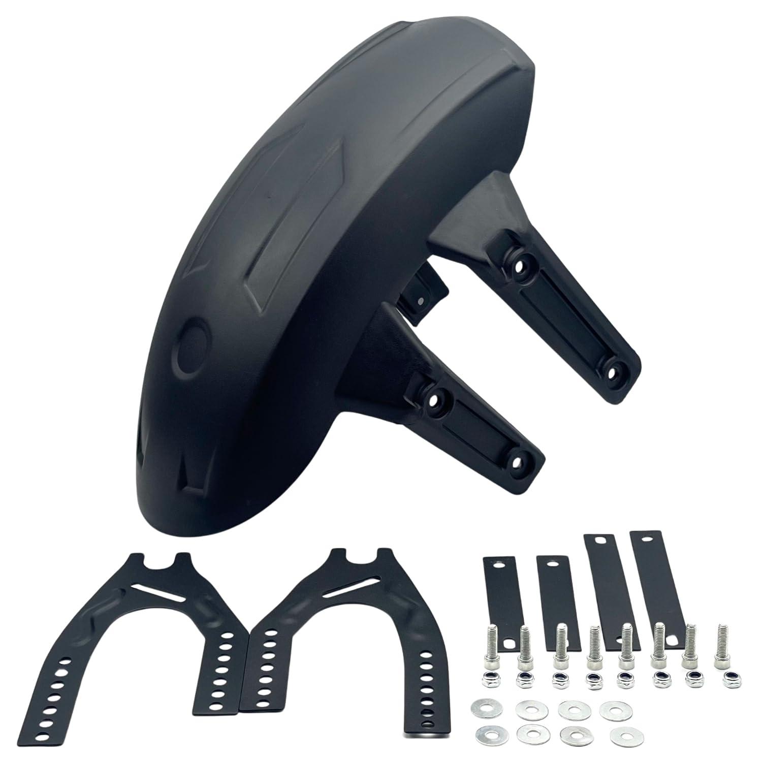 

shymie Mudguard Motorcycle Rear Fender Guard Bracket Inner Fender Custom Parts Splash Guard Universal Black Patterned