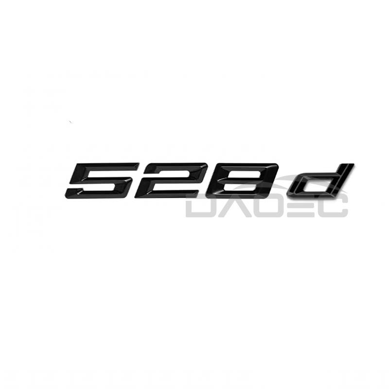 TRE22 Car 3D ABS Trunk Letters Logo Badge Emblem Decal Sticker For BMW 5 Series 520d 525d 528d 530d 535d 540d E39 E60 E61 F10 F11 G30