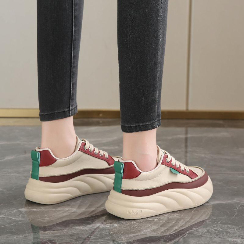 Chaussures de sport à semelles souples Nouvelles chaussures de maternité printemps semelles épaisses