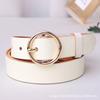 Ins Style Women'S Belt Women'S Jeans Versatile Internet Celebrities With The Same Simple Fashion Leather Pin Buckle Jeans Belt