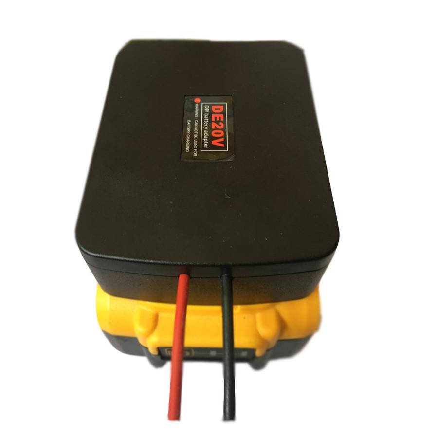 For Dewalt 18V/20V Max Battery Adapter To Dock Power Connector 12AWG Robotics