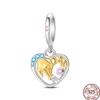 100 Copper Family Charm Bead Charms Bead Charms Father Mother Holding Hands Pendant Compatible With Authentic Bracelets Do It Yourself Ideal For Wome