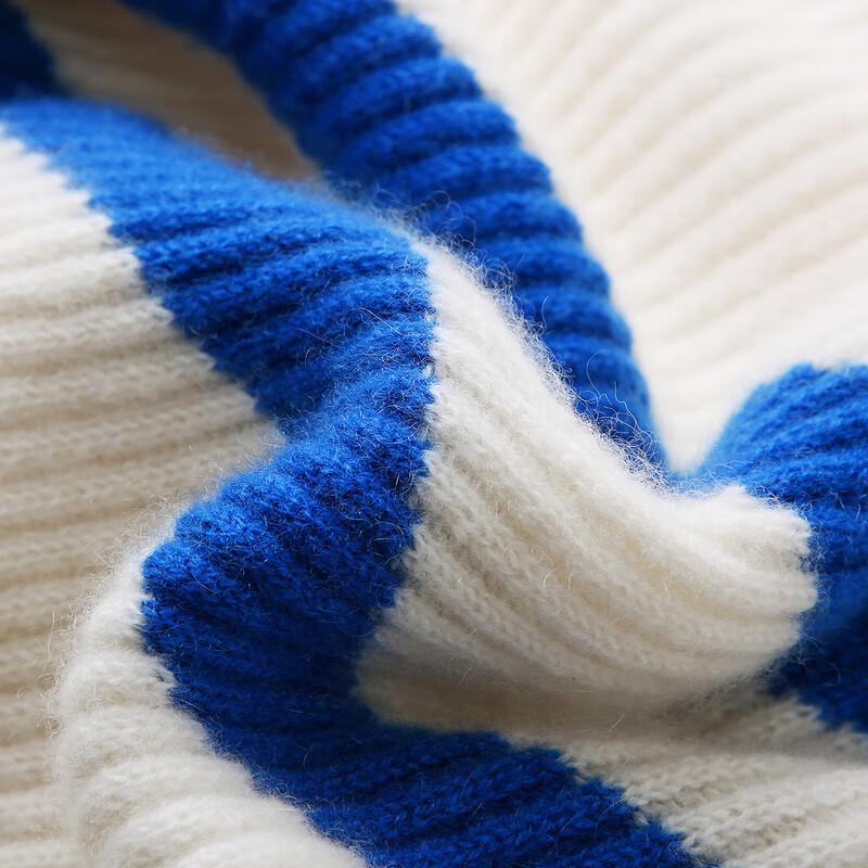 Komon Boca Women's Pure Cashmere Turn-Down Collar Knit Sweater