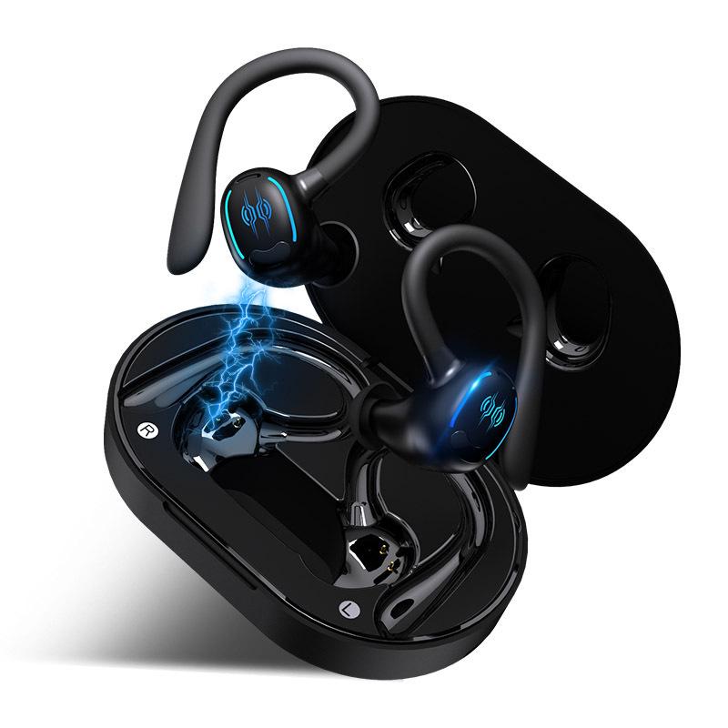 Noise-Cancelling Ear-Hook Bluetooth Gaming Headphones with Long Battery Life and High Sound Quality