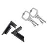 Aluminum Alloy Fixture Right Angle Clamps For Stable Project Assembly High Strength Construction Compact And Lightweight
