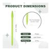 PATIKIL 6 Pcs Gel Ink Pens, 0.5mm Fine Point, Light Green Gel Ballpoint Pens, Smooth Writing for Journaling, Notes, Office Stationery, Drawing,