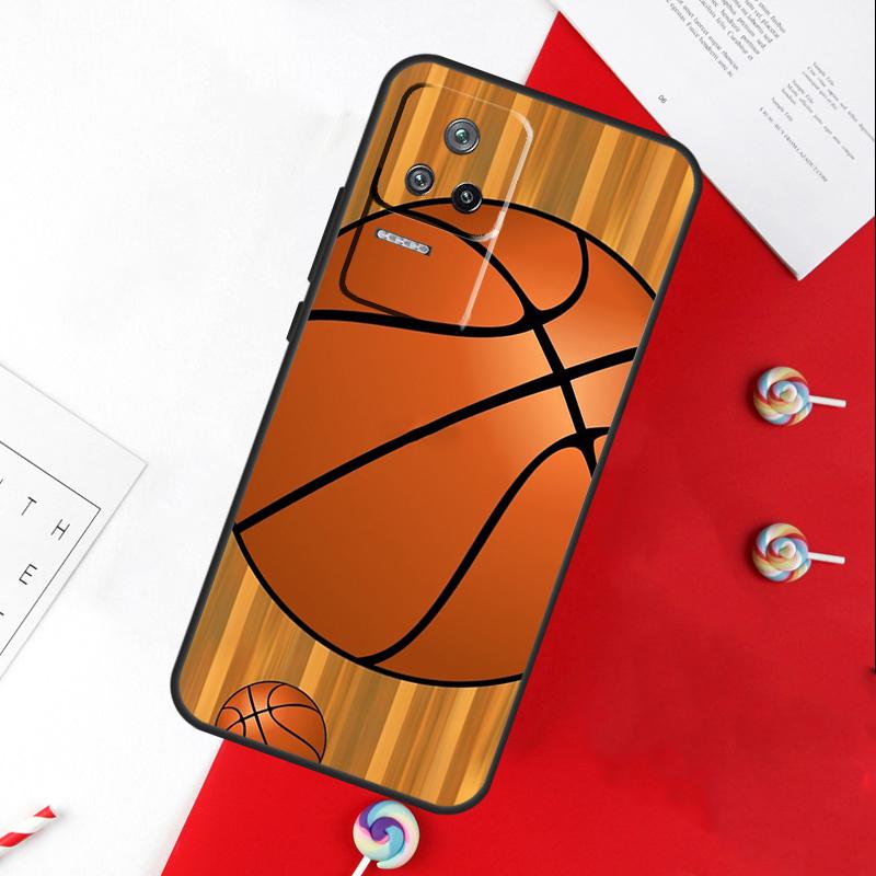 Basketball Ball Cover For Xiaomi 14T 11T 12T 13T Pro 13 14 15 Ultra POCO X7 Pro X3 X5 X6 F5 F6 M6 Pro Case