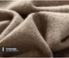 Men's 100% Pure Cashmere Pullover Sweater - Round Neck, Loose Fit, Thick & Warm for Autumn/Winter