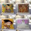 Art G-Gustav K-Klimt Decorative Room Aesthetics Pillow Case Home Decor Bedroom Sofa Bed Couch Pillow Cover 45x45