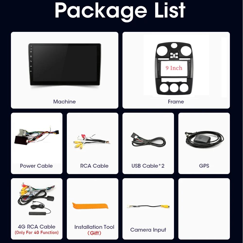 Car Radio For Chrysler PT Cruiser 2000-2010 4G WIFI Navigation GPS 2DIN Multimedia Player Stereo BT Carplay Android Auto No DVD