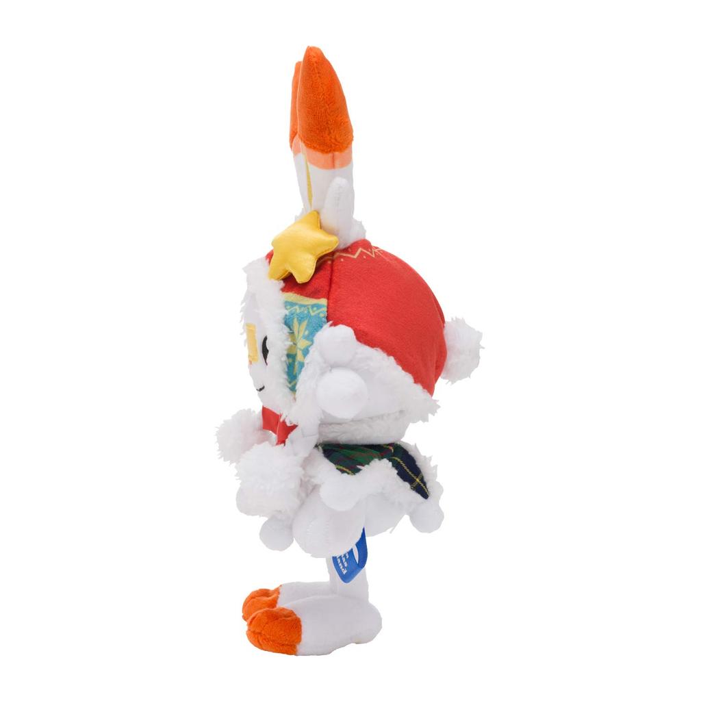 Pokémon Center Original Plush Toy Pokémon Christmas Wonderland Scorbunny 21 x 17 x 10 cm (H x W x D)