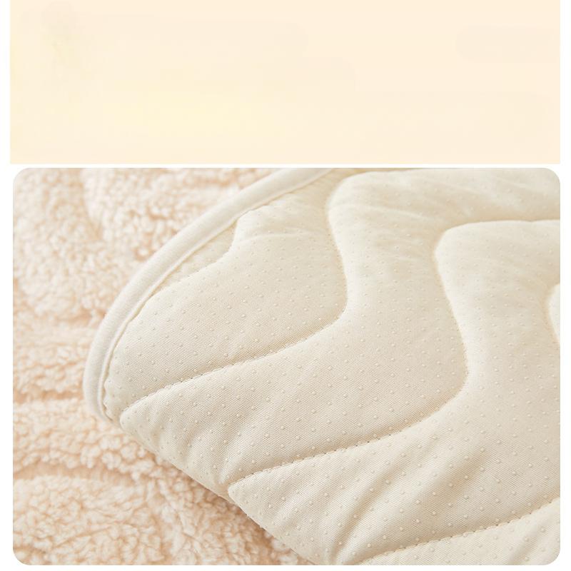 Plush Sofa Cushion Winter Warm Thick Lambskin Blanket Cushion Non-Slip Sofa Cover Winter Backrest Towel
