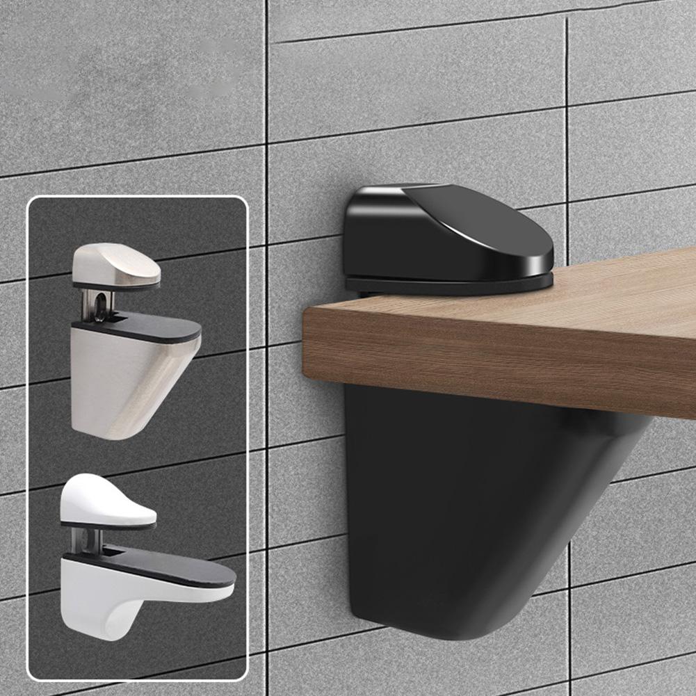 Glass Shelf Clips Adjustable Shelf Brackets For Displaying Decorations Easy Installation Functional And Stylish
