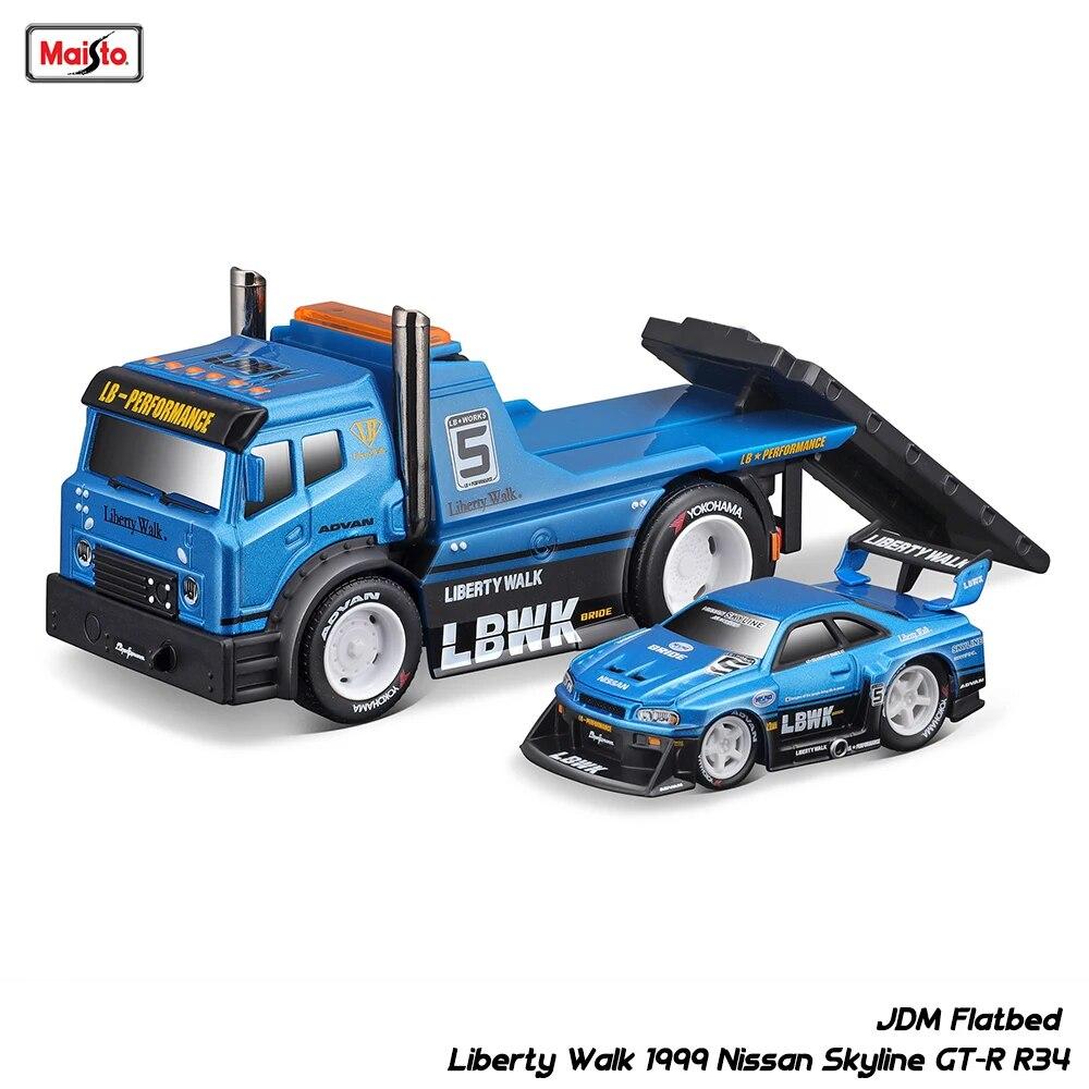 

Майсто 1:64 Chevrolet Ford транспортный грузовик комбинированная тележка с поддонами модель автомобиля из статического сплава коллекция детских игрушек