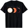 Eclissi Solare Spagna 2026 Maglietta Eclissi Totale T-Shirt NERA 1507