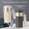 Maßgeschneiderte Isolierbecher für Kaffee Großbestellung Personalisierte Gravierte Edelstahl-Reisebecher Business Keramikbeschichteter Kaffeebecher