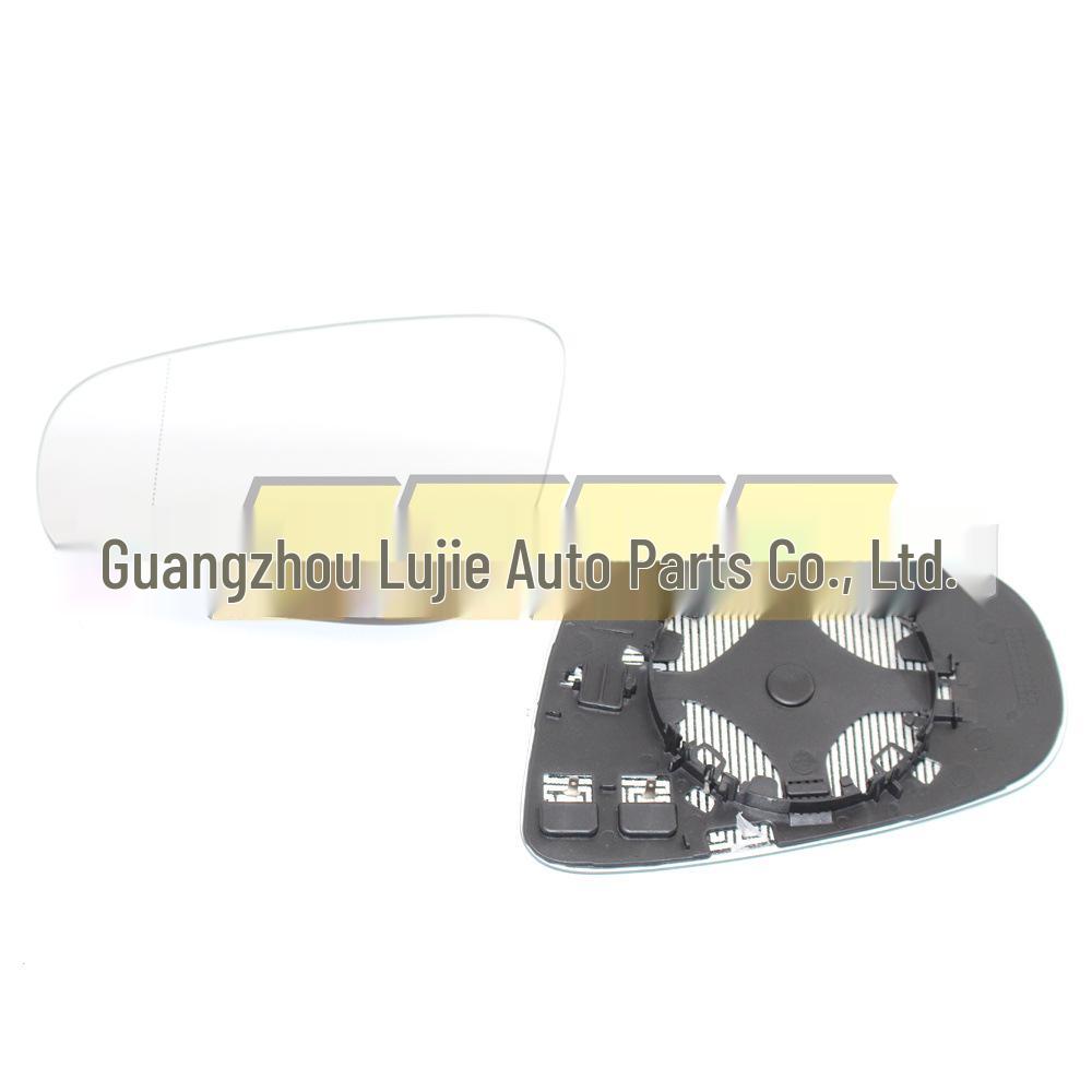 Rearview Mirror Lens White for 09-12 Volkswagen Golf 6 MK6 (Part #5K0857521)