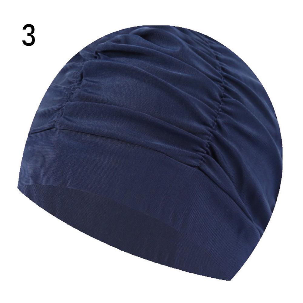 Shower Cap Elastic Nylon Turban Flowers Printed Swimming Cap Pool Bathing Hat Long Hair Protect Waterproof Hats for Men Women