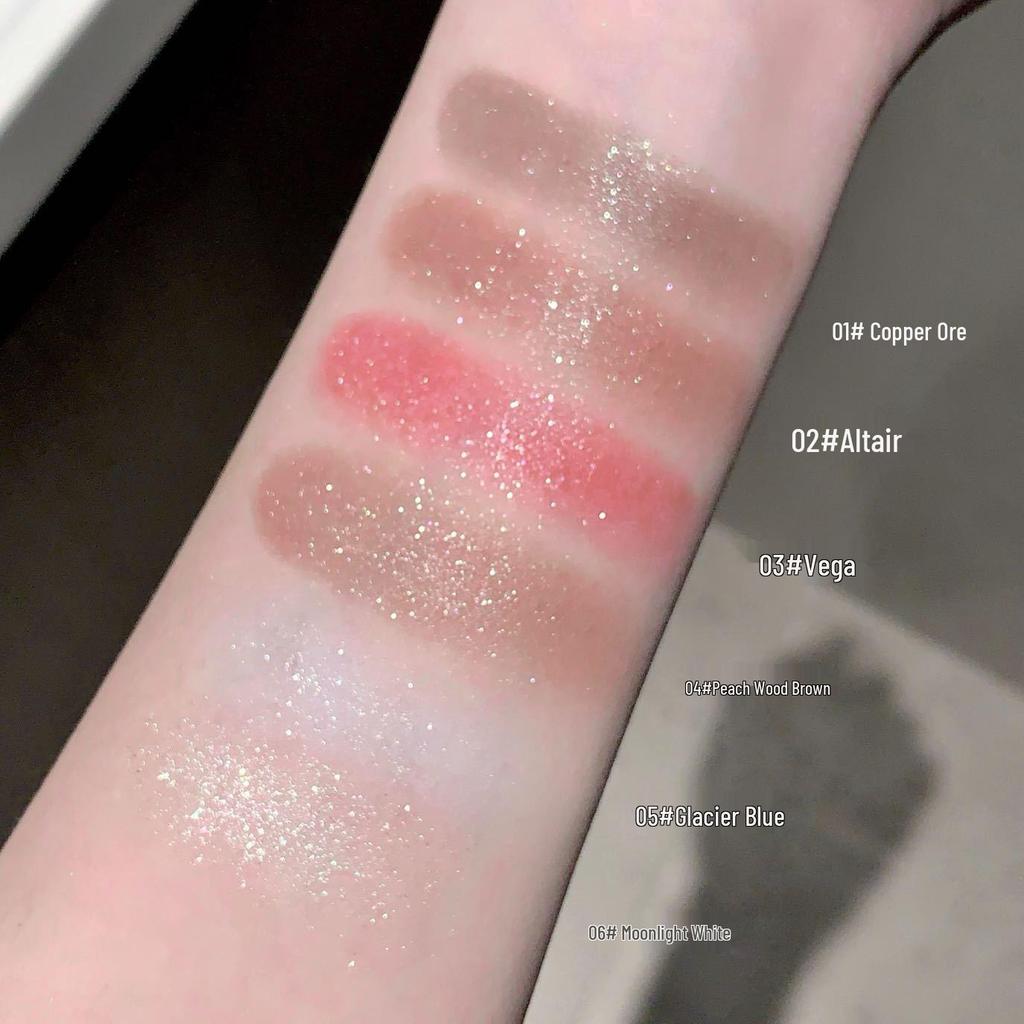 KodyboLL Lively Shimmer Eyeshadow Palette: Pearlescent Sparkle & Brightening Highlight