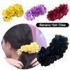 Bohemian Style Shark Clip Elegant Flower Hairgrips Hair Accessories Headwear  Summer Vacation
