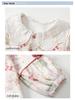 Autumn Rabbit Print Bowknot Baby Girl Romper Onesie