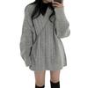 Knit Loose Cable Knit Solid Perfect for Casual [OGCPWYQZ] Women's V-Neck Sweater, Fit, Long, Oversized, Pullover, Soft, Warm, Stylish, Elegant, Color,